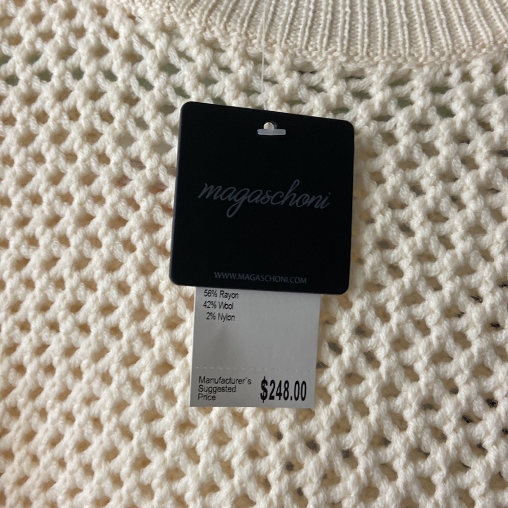 Magaschoni Knit Sweater Ivory - Picture 4 of 4